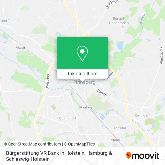 Карта Bürgerstiftung VR Bank in Holstein