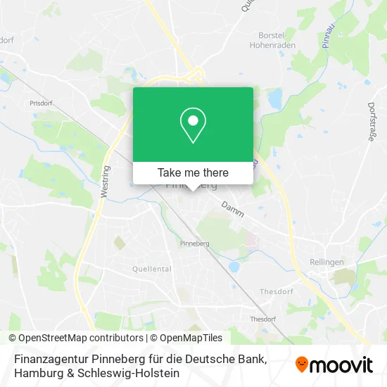 Карта Finanzagentur Pinneberg für die Deutsche Bank
