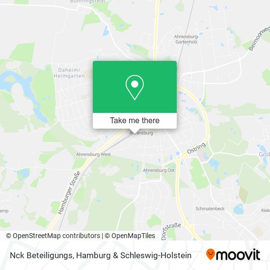 Nck Beteiligungs map