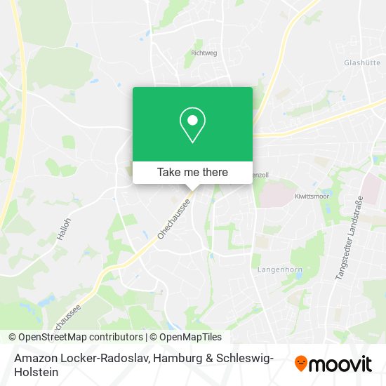 Amazon Locker-Radoslav map