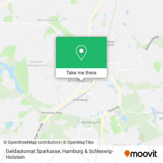 Карта Geldautomat Sparkasse