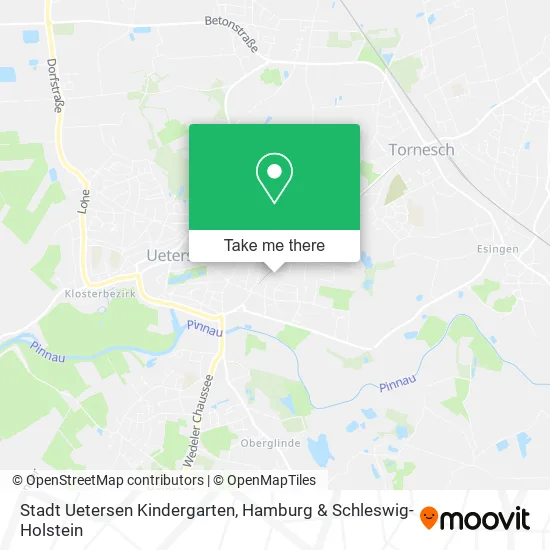 Карта Stadt Uetersen Kindergarten