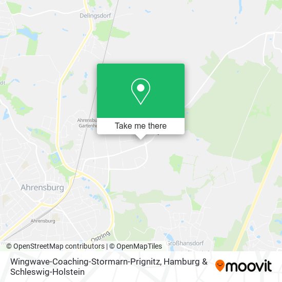 Карта Wingwave-Coaching-Stormarn-Prignitz