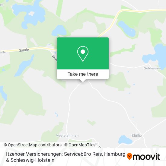 Itzehoer Versicherungen: Servicebüro Reis map