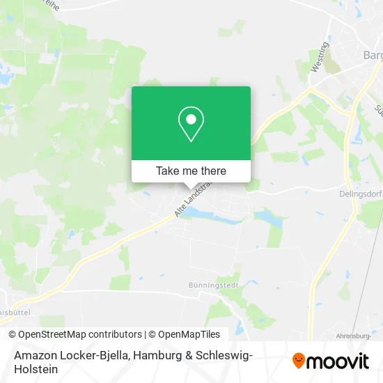 Карта Amazon Locker-Bjella