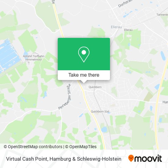 Virtual Cash Point map