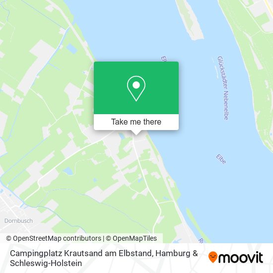 Campingplatz Krautsand am Elbstand map