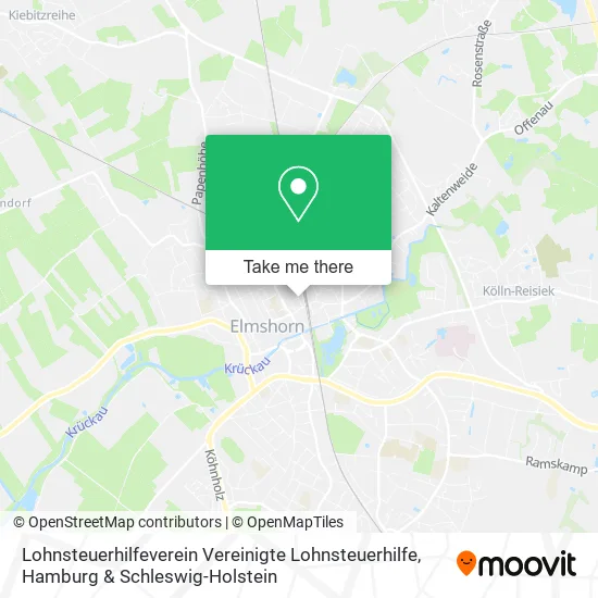 Карта Lohnsteuerhilfeverein Vereinigte Lohnsteuerhilfe