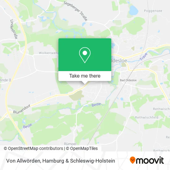 Карта Von Allwörden