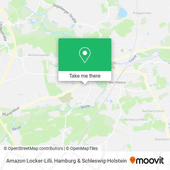 Карта Amazon Locker-Lilli