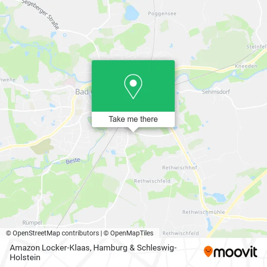 Карта Amazon Locker-Klaas