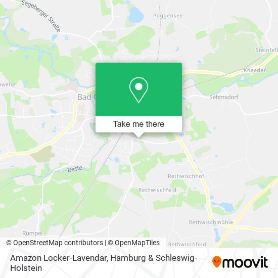 Amazon Locker-Lavendar map