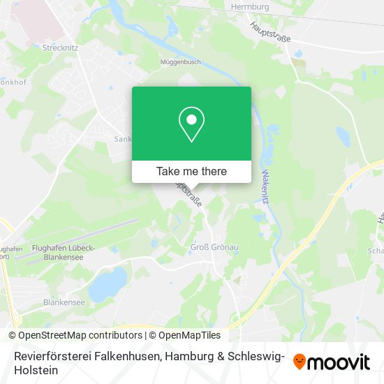 Revierförsterei Falkenhusen map
