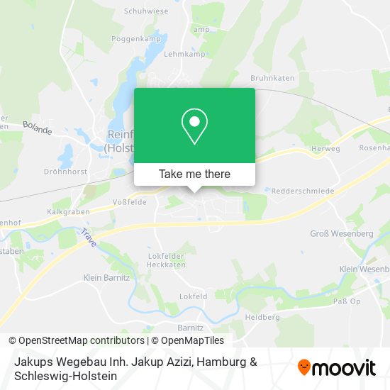 Jakups Wegebau Inh. Jakup Azizi map