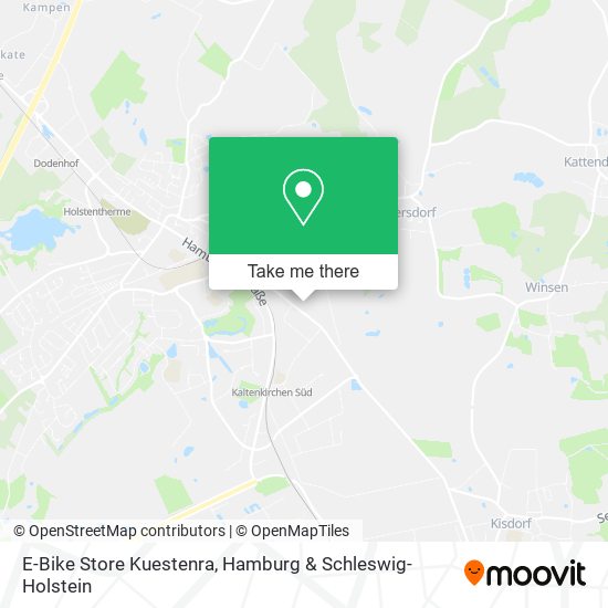 E-Bike Store Kuestenra map