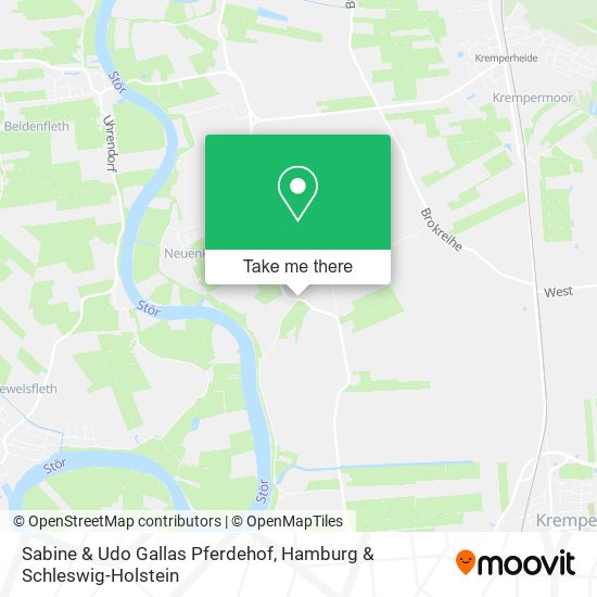 Sabine & Udo Gallas Pferdehof map