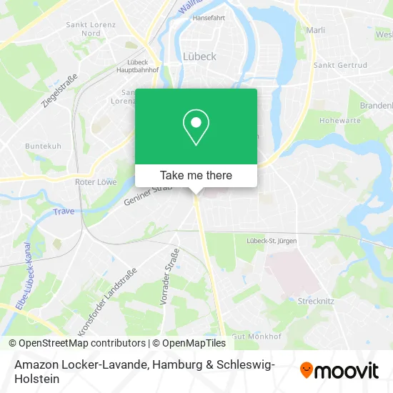 Карта Amazon Locker-Lavande