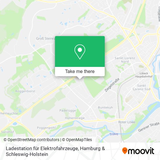 Ladestation für Elektrofahrzeuge map