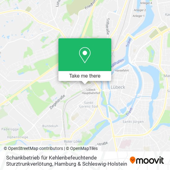 Schankbetrieb für Kehlenbefeuchtende Sturztrunkverlötung map