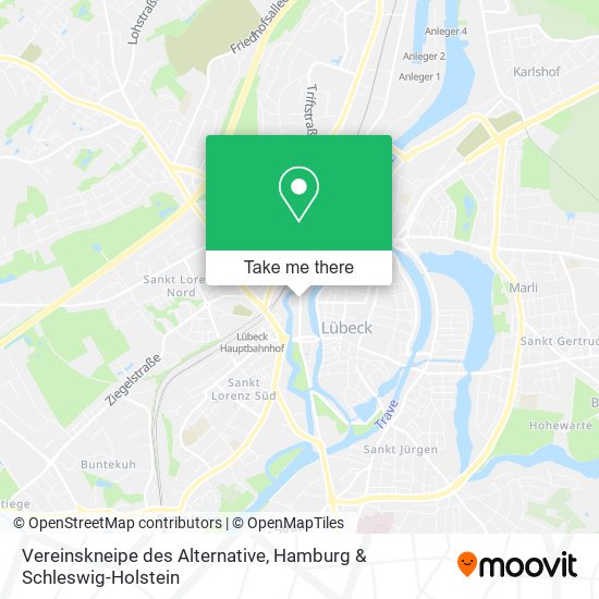 Vereinskneipe des Alternative map