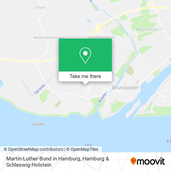 Martin-Luther-Bund in Hamburg map