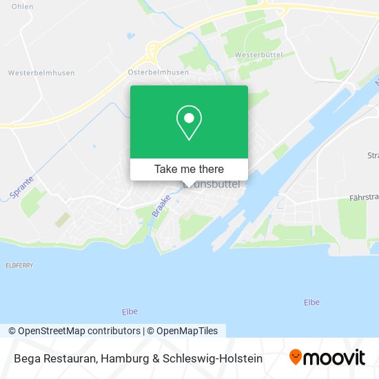 Bega Restauran map