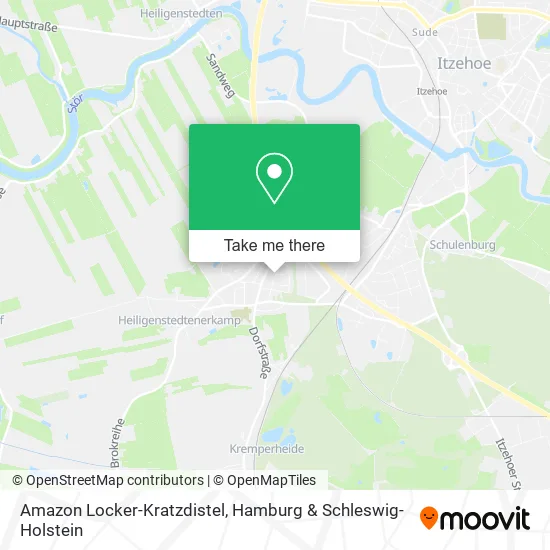 Карта Amazon Locker-Kratzdistel