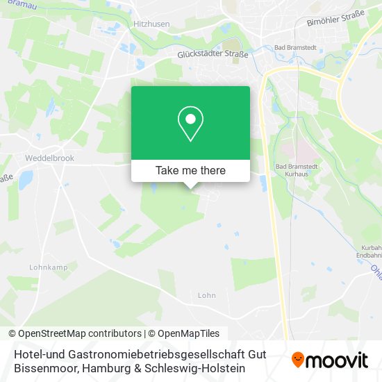 Hotel-und Gastronomiebetriebsgesellschaft Gut Bissenmoor map