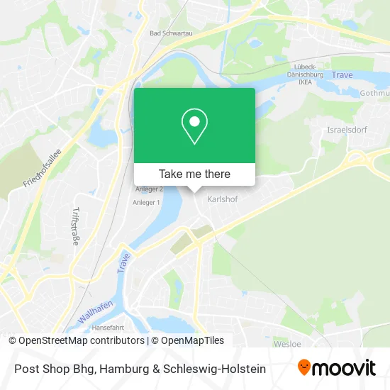 Карта Post Shop Bhg