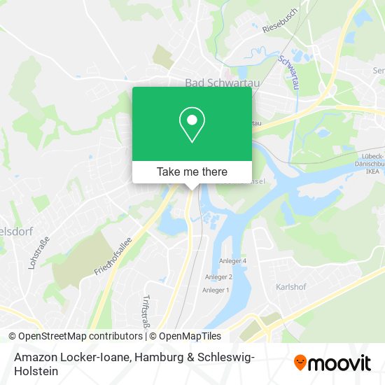 Amazon Locker-Ioane map