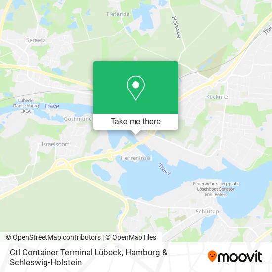 Карта Ctl Container Terminal Lübeck