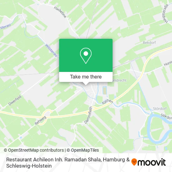 Карта Restaurant Achileon Inh. Ramadan Shala