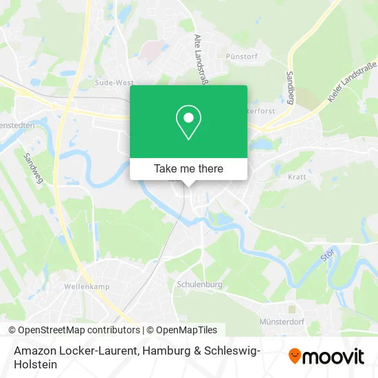 Карта Amazon Locker-Laurent