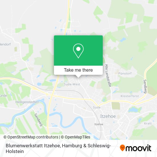 Blumenwerkstatt Itzehoe map