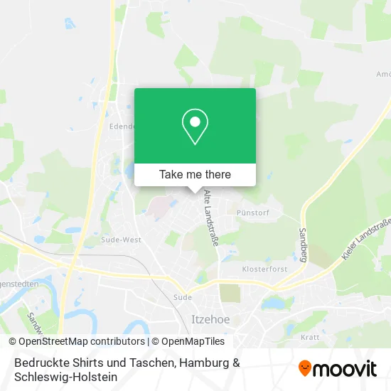 Карта Bedruckte Shirts und Taschen