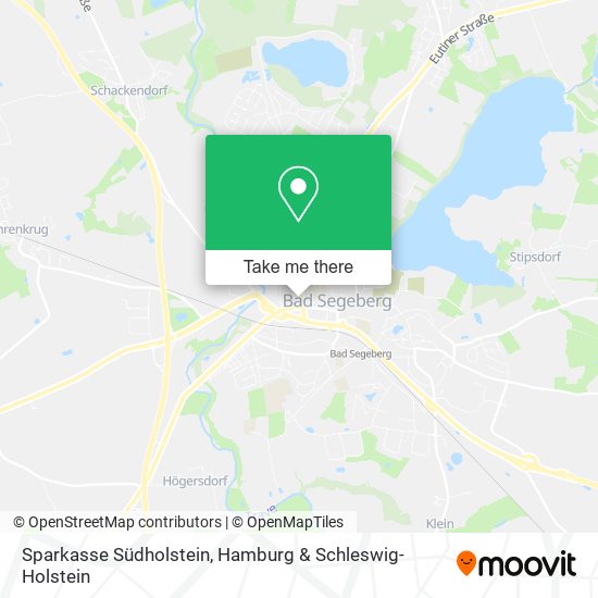 Sparkasse Südholstein map
