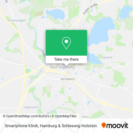 Smartphone Klinik map