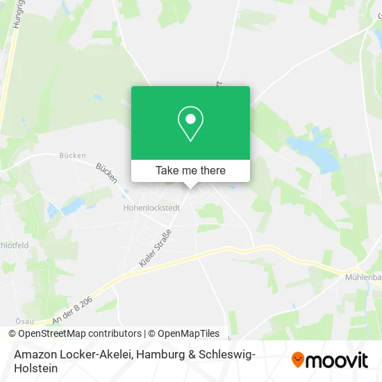 Карта Amazon Locker-Akelei