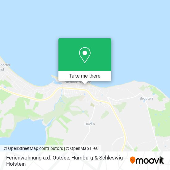 Ferienwohnung a.d. Ostsee map