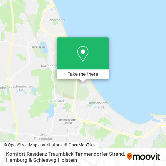Карта Komfort Residenz Traumblick Timmendorfer Strand