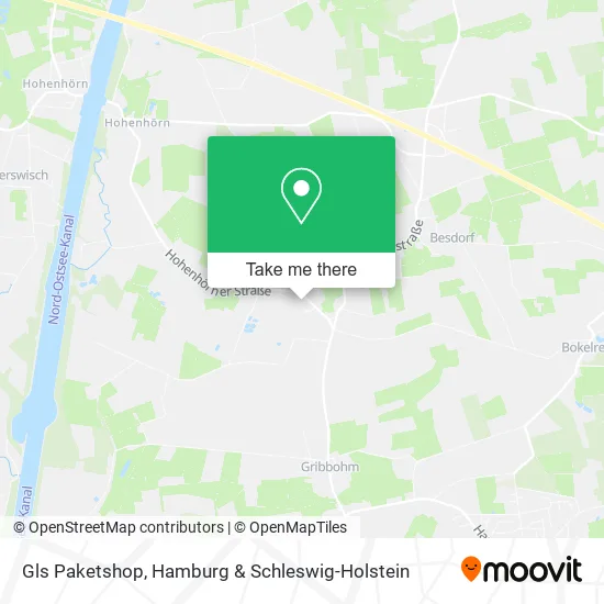 Карта Gls Paketshop