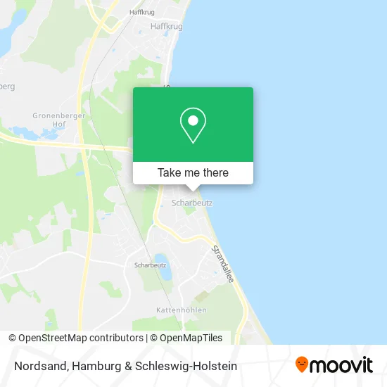 Nordsand map