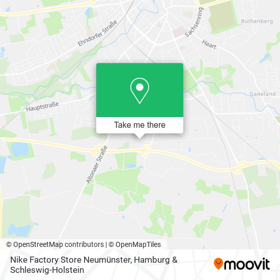 Nike Factory Store Neumünster map