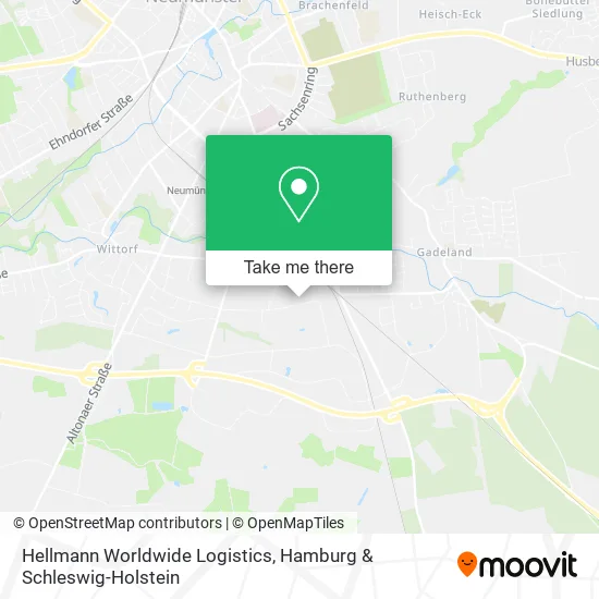 Карта Hellmann Worldwide Logistics