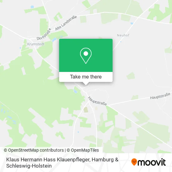 Карта Klaus Hermann Hass Klauenpfleger