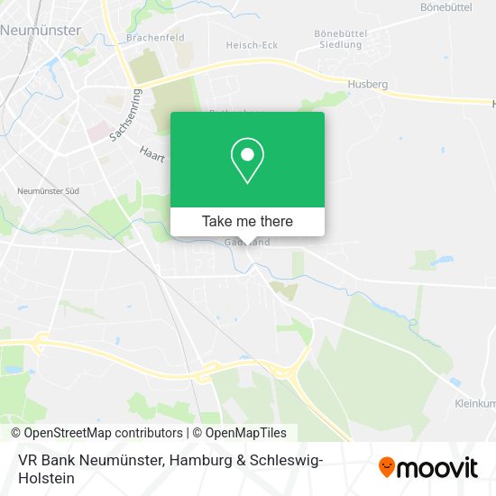 VR Bank Neumünster map