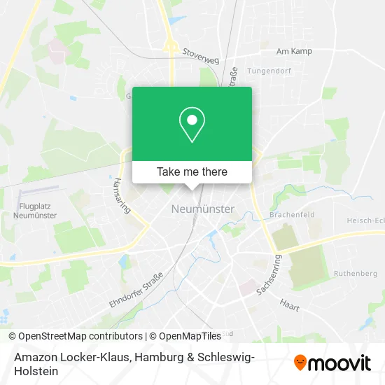Карта Amazon Locker-Klaus