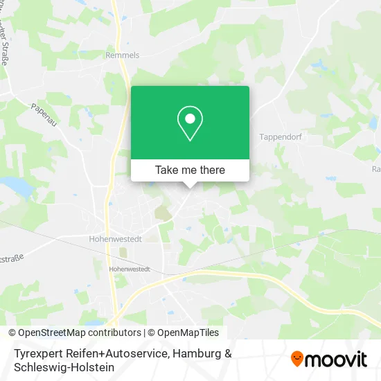 Карта Tyrexpert Reifen+Autoservice