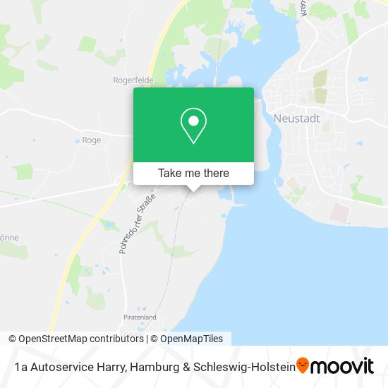 1a Autoservice Harry map