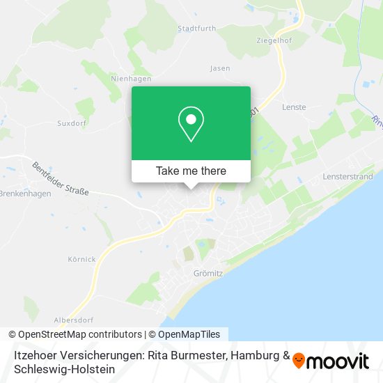 Itzehoer Versicherungen: Rita Burmester map